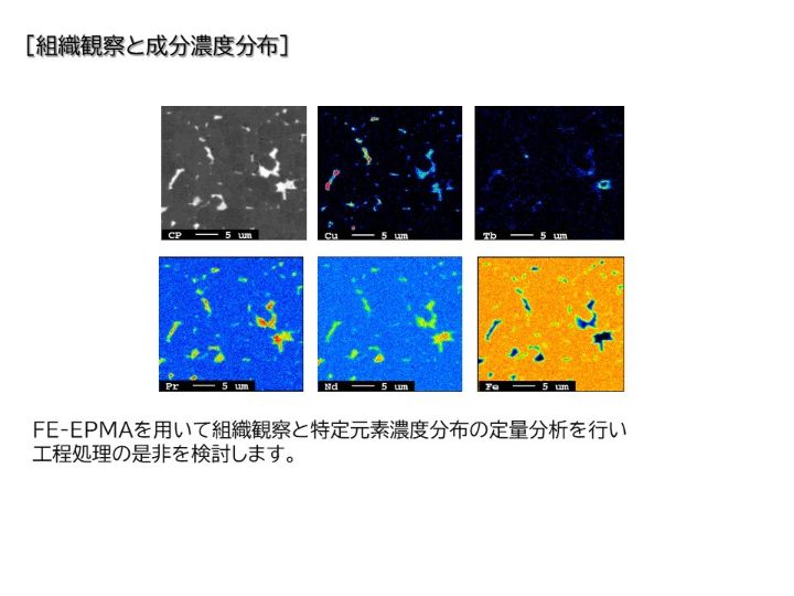 事例7_組織観察と成分濃度分布