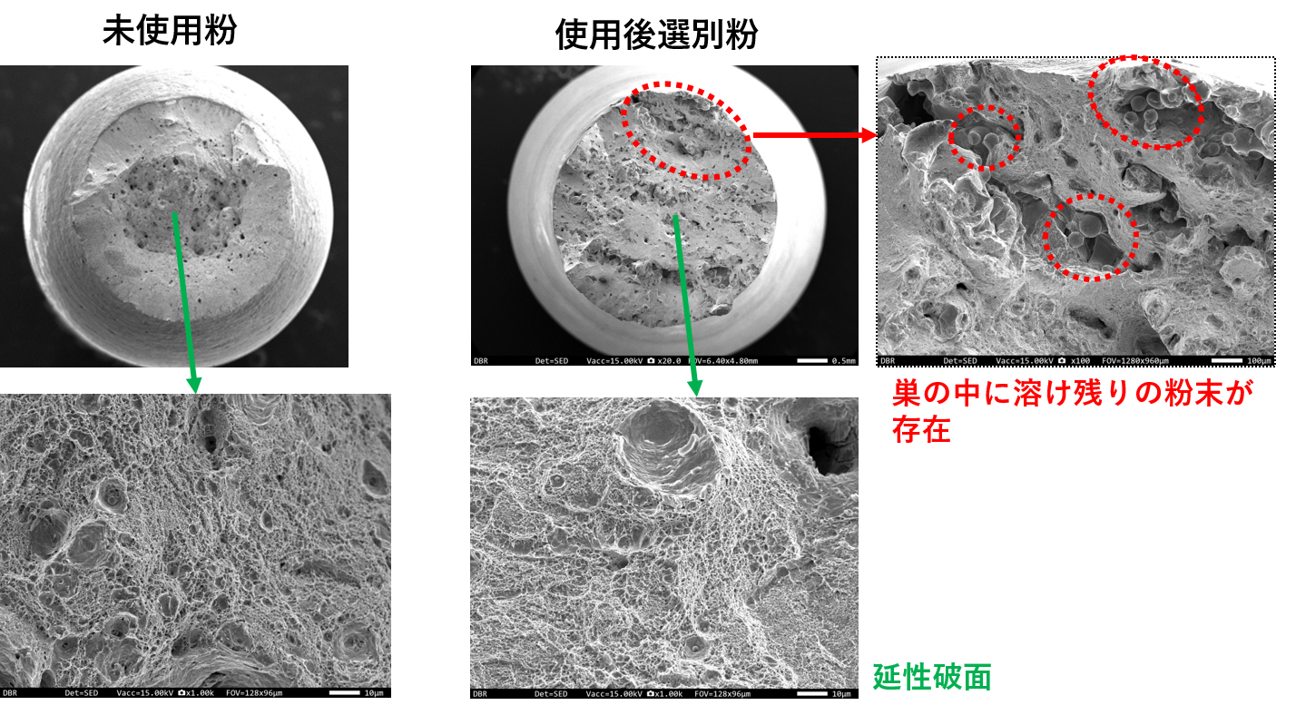 図4.SEMによる破面観察